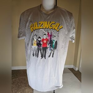 NWT The Big Bang Theory “Bazinga!” Cast Graphic T-Shirt – Men’s Size Large